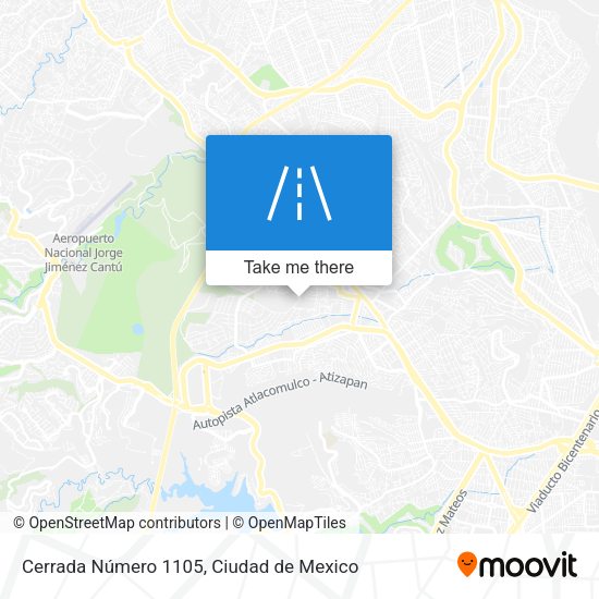 Cerrada Número 1105 map
