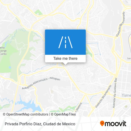Privada Porfirio Díaz map