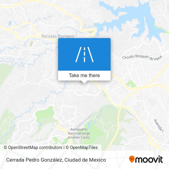 Cerrada Pedro González map
