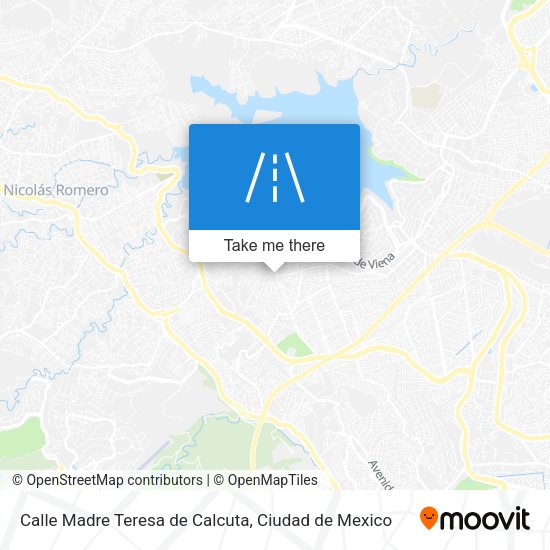 Calle Madre Teresa de Calcuta map