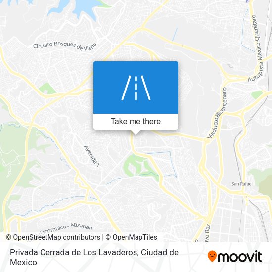 Privada Cerrada de Los Lavaderos map