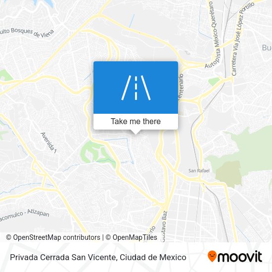 Privada Cerrada San Vicente map