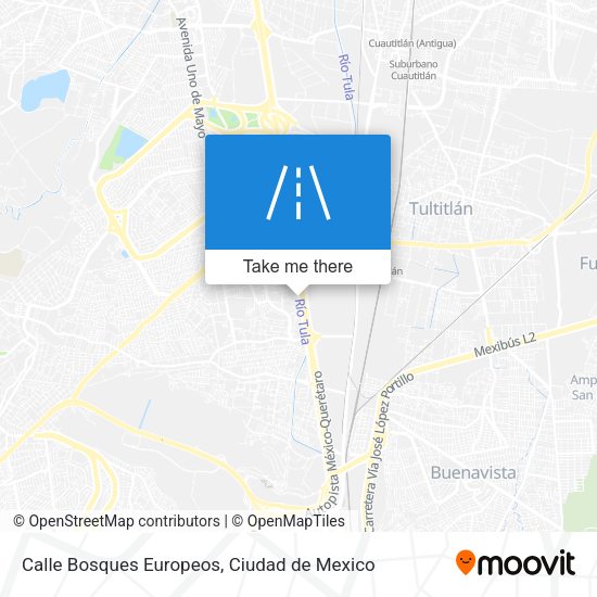 Calle Bosques Europeos map