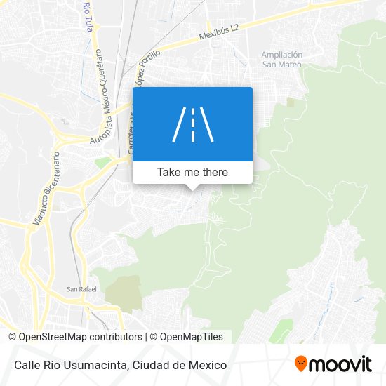 Mapa de Calle Río Usumacinta