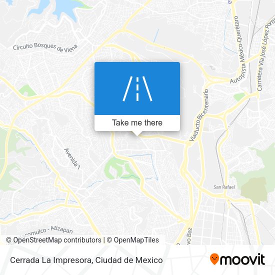 Mapa de Cerrada La Impresora