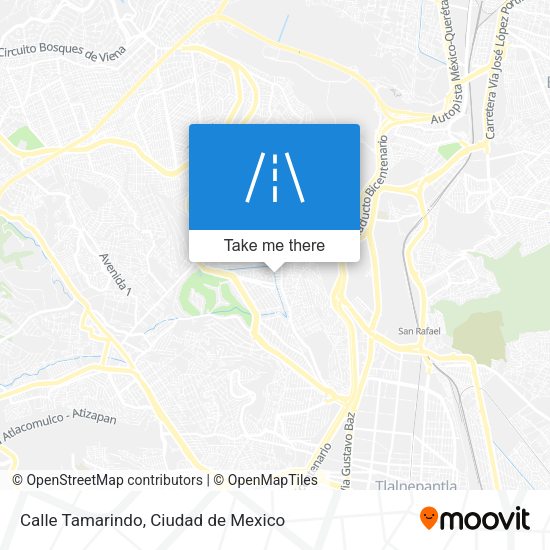 Calle Tamarindo map