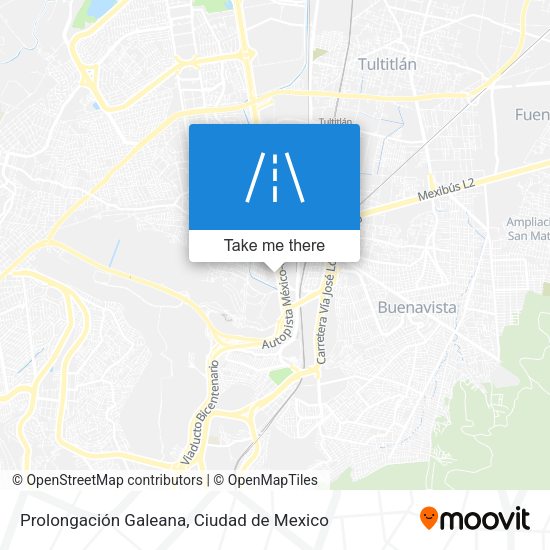 Prolongación Galeana map