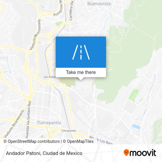 Andador Patoni map