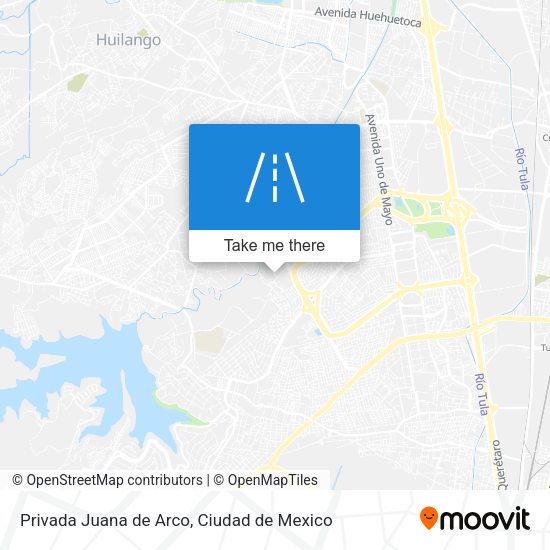 Mapa de Privada Juana de Arco