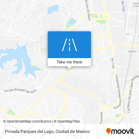 Privada Parques del Lago map