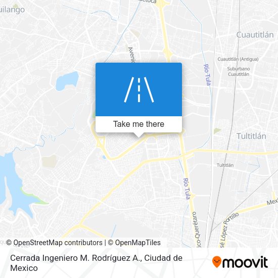 Cerrada Ingeniero M. Rodríguez A. map
