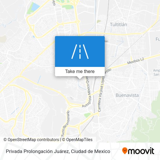 Mapa de Privada Prolongación Juárez