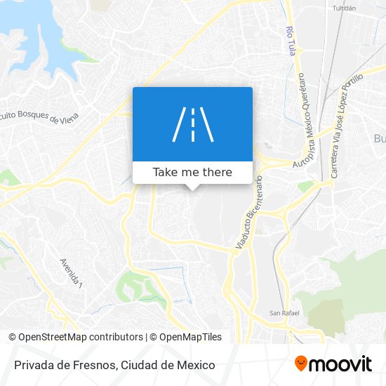 Mapa de Privada de Fresnos