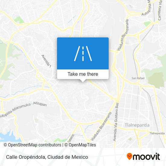 Calle Oropéndola map