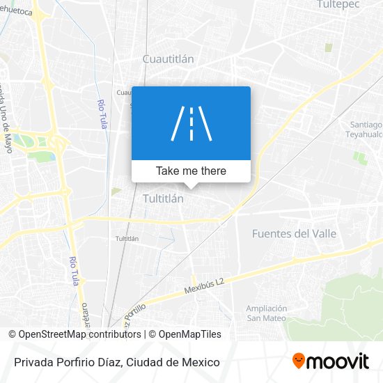 Mapa de Privada Porfirio Díaz