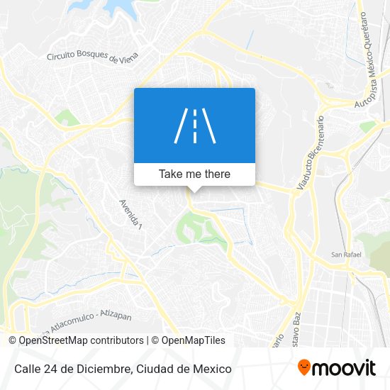 Mapa de Calle 24 de Diciembre