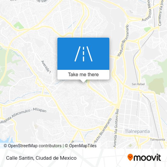 Mapa de Calle Santin
