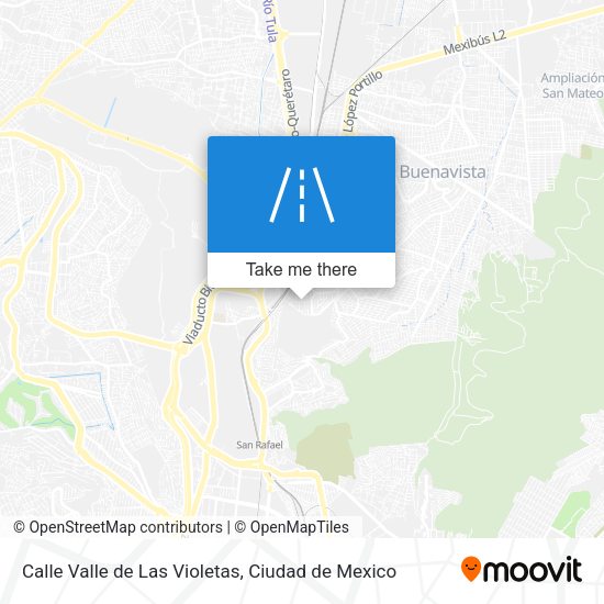 Calle Valle de Las Violetas map