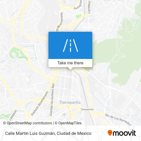 Calle Martín Luis Guzmán map