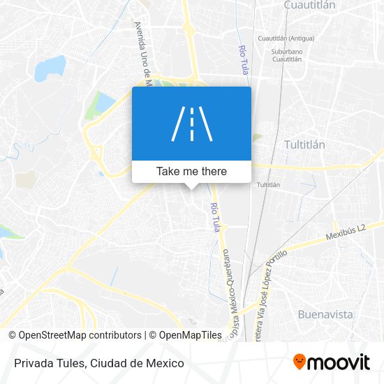 Mapa de Privada Tules