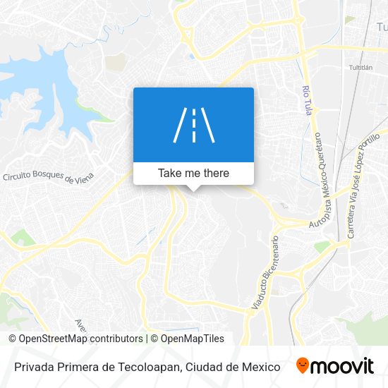Mapa de Privada Primera de Tecoloapan