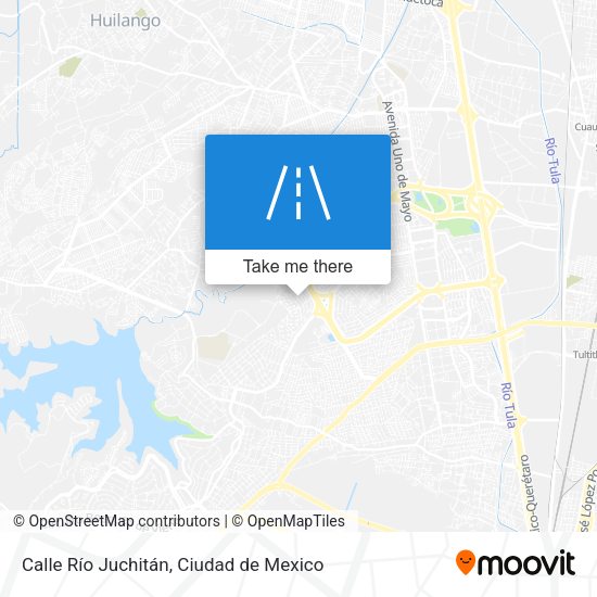Calle Río Juchitán map