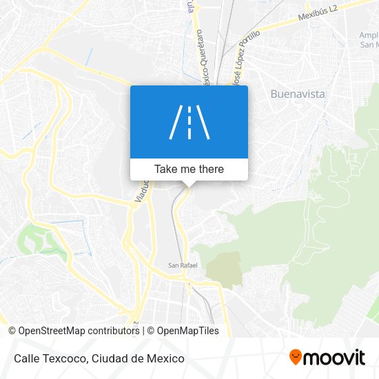 Calle Texcoco map