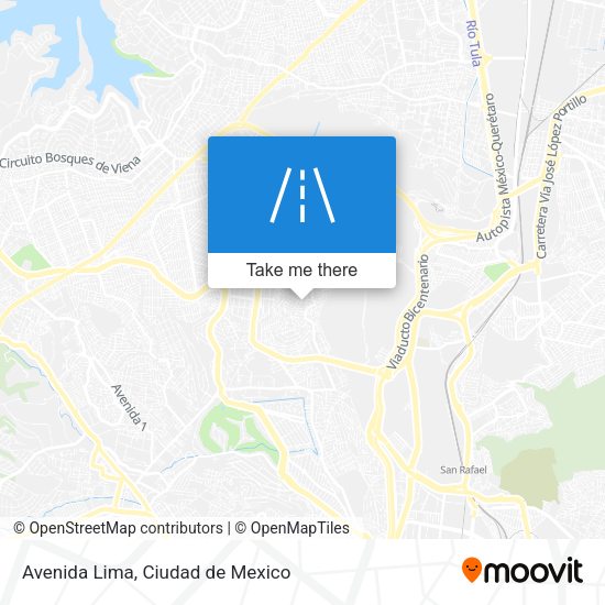 Avenida Lima map