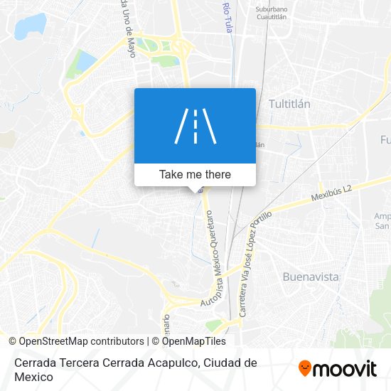 Mapa de Cerrada Tercera Cerrada Acapulco