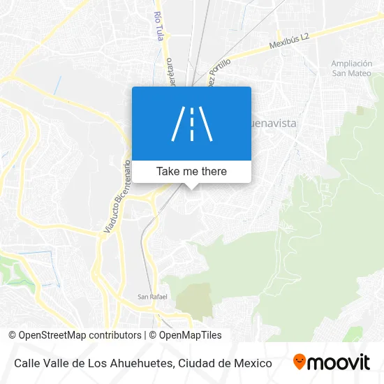 Calle Valle de Los Ahuehuetes map