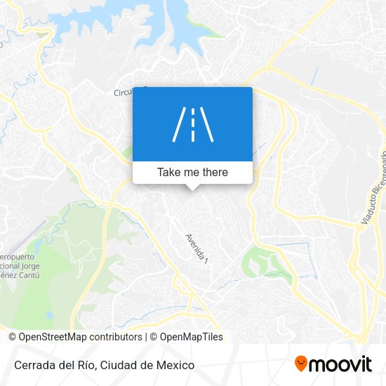 Cerrada del Río map