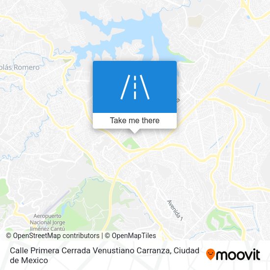 Calle Primera Cerrada Venustiano Carranza map