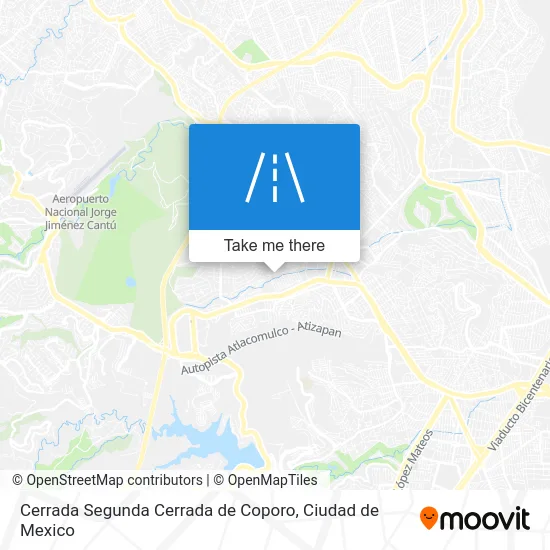 Cerrada Segunda Cerrada de Coporo map