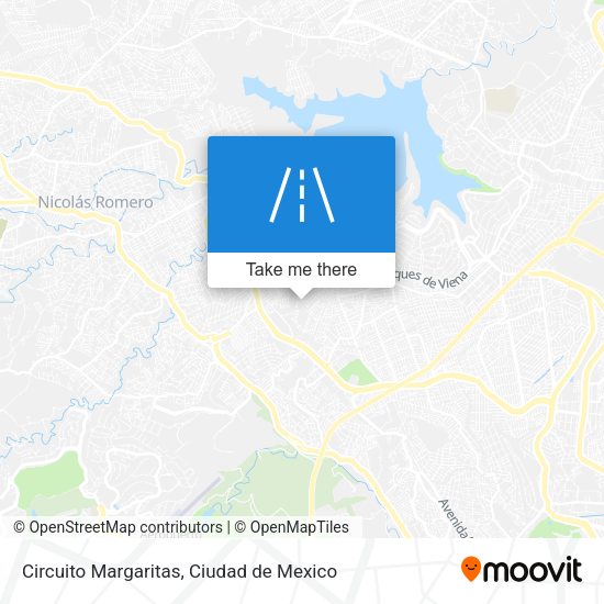Circuito Margaritas map