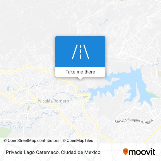 Privada Lago Catemaco map