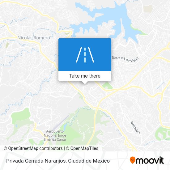 Mapa de Privada Cerrada Naranjos