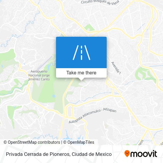 Privada Cerrada de Pioneros map