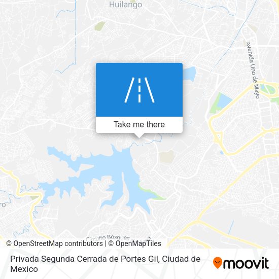 Mapa de Privada Segunda Cerrada de Portes Gil