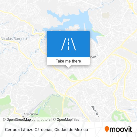 Cerrada Lárazo Cárdenas map