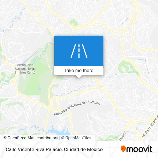 Mapa de Calle Vicente Riva Palacio