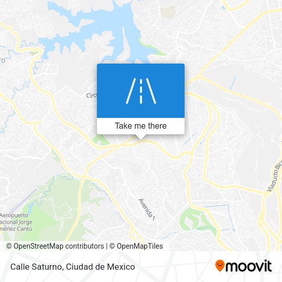 Calle Saturno map