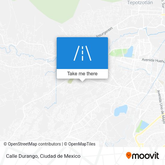 Calle Durango map