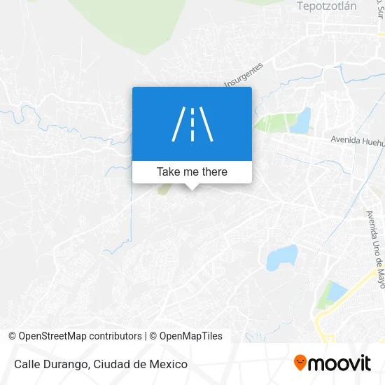Calle Durango map