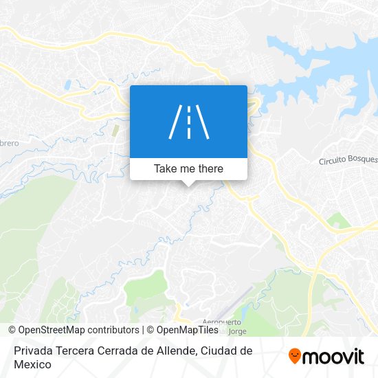Mapa de Privada Tercera Cerrada de Allende