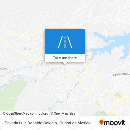 Mapa de Privada Luis Donaldo Colosio