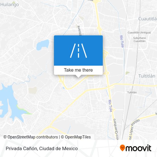 Privada Cañón map