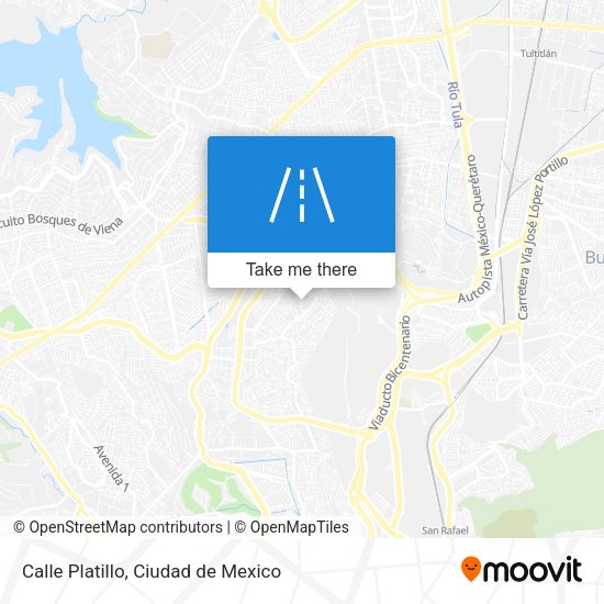 Mapa de Calle Platillo
