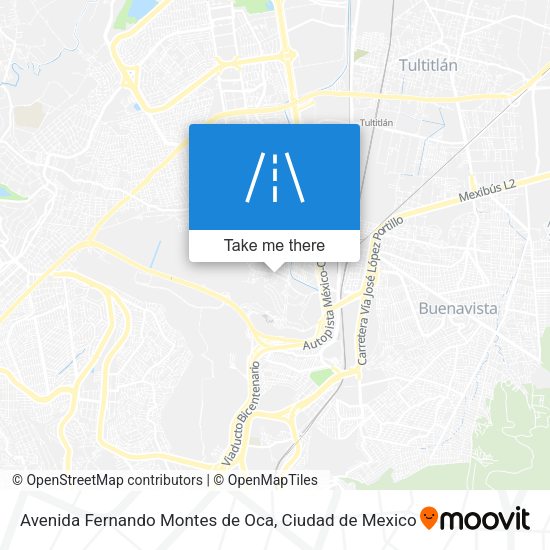 Mapa de Avenida Fernando Montes de Oca