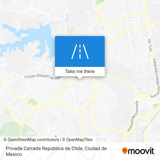 Privada Cerrada República de Chile map