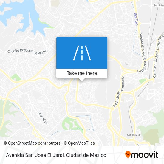 Avenida San José El Jaral map